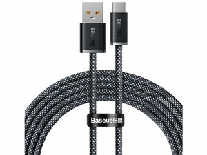 کابل شارژ سوپر فست تایپ‌ سی 2 متری بیسوس Baseus Dynamic Series Fast Charging Cable 100W CALD000716