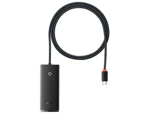 هاب چهار پورت یواس‌بی همراه کابل یک متری تایپ‌سی بیسوس Baseus Lite Series Type-C HUB WKQX030401