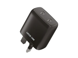 شارژر دیواری دو پورت تایپ‌ سی گرین Green Dual Port USB-C Wall Charger