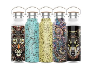 فلاسک 600 میلی لیتر گرین Green Pattetn Bottle Flask 600ml