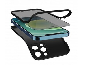 گلس پرایویسی و کاور محافظ آیفون 12 پرو مکس گرین Green iphone 12 Pro Max Carcasa 360 Privacy Pro Screen &amp; Case