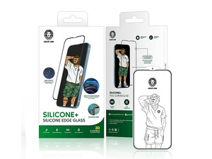 محافظ صفحه نمایش حریم شخصی آیفون 13 پرو مکس گرین Green Lion 3D Silicone HD Glass Screen Protector for iPhone 13 Pro Max 6.7 GNI13PM3HDSICL