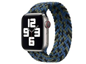 بند اپل‌واچ 42 و 44 میلی‌متری گرین Green Braided Solo Loop Strap for Apple Watch 42/44mm