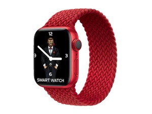 بند اپل‌واچ گرین Green Braided Solo Loop Strap Band For Apple Watch GNEFWB40BLK