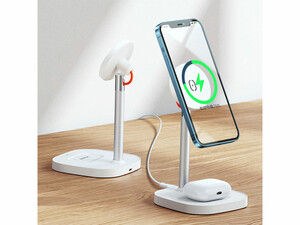 شارژر بی سیم آیفون و ایرپاد مک دودو Mcdodo CH-734 2In1 Desktop Wireless Charger Stand