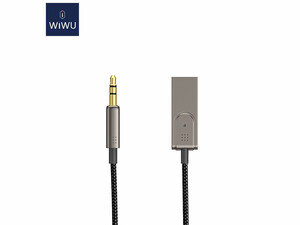 قیمت گیرنده بلوتوثی داخل خودرو ویوو WiWU AUX car audio cable YP04