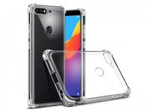 کاور ژله ای مدل Shockproof Corner TPU مناسب برای گوشی موبایل هوآوی Y7 2018