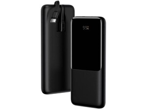 پاوربانک 10000 فست شارژ با کابل تایپ‌سی و لایتنینگ بیسوس Baseus Power Bank Elf Digital Display 22.5W PPJL010001