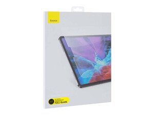 بسته بندی محافظ صفحه شیشه ای بیسوس Baseus SGBL021202 | Tempered glass 3D for Apple iPad Pro 12.9 '' 2018/2020/2021