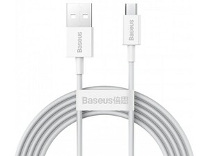 کابل شارژ سریع میکرویواس‌بی به یواس‌بی 2 متری بیسوس Baseus 2A USB to Micro USB Superior Series Fast Charging Data Cable CAMYS-A02