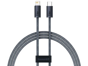 کابل تایپ‌سی به لایتنینگ شارژ و دیتا بیسوس Baseus CALD000016 Dynamic Series Type-C to iP Fast Charging Data Cable 20W 1m