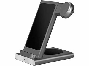 پایه شارژ اپل واچ، آیفون و ایرپاد کوتتسی Coteetci 3in1 Aluminium Wireless Charging Stand CS5700