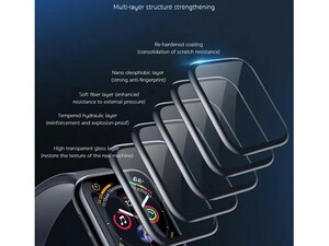 خرید محافظ صفحه نمایش ساعت هوشمند کوتتسی Coteetci 4D iWatch PET Soft Edge Screen Protector for iWatch 45mm