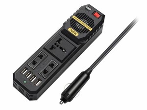 اینورتر و شارژر داخل خودرو 200 وات گرین Green Stark Plus Power Inverter 200W