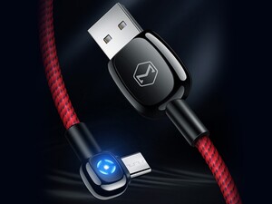 کابل شارژ و انتقال داده 1.5 متری میکرو یو اس بی مک دودو MCDODO 90° Auto Power Off Micro USB Data Cable 1.5M CA-593