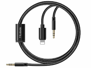 کابل صدا لایتنینگ Mcdodo 2-in-1 Audio Cable