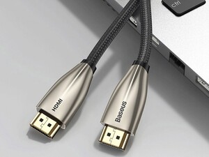 کابل اچ‌دی‌ام‌آی دو متری بیسوس Baseus Horizontal HDMI 4K Adapter Cable CADSP-B01.jpg