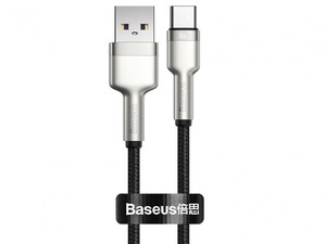 کابل تایپ سی شارژر سریع هوآوی 66 وات بیسوس Baseus Cafule Series Metal Data Cable USB to Type-C 0.25m CAKF000001