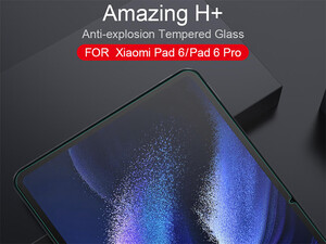 قیمت محافظ صفحه نمایش شیشه ای شیائومی پد 6 پرو نیلکین Nillkin Xiaomi Pad 6/Pad 6 Pro H+ Anti-explosion Tempered Glass