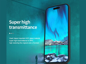 کیفیت محافظ صفحه نمایش شیشه ای آیفون 15 نیلکین NillkinApple iphone 15 H+Pro tempered glass