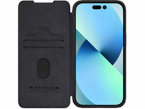 کیف کویین آیفون 15 نیلکین Nillkin Apple iPhone 15 Qin Pro leather case