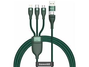 کابل سه سر سریع بیسوس Baseus Flash 2for3 Data Cable 100W CA2T3 1.2m