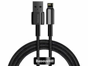کابل لایتنینگ سریع بیسوس Baseus Cafule Tungsten Gold iP Data Cable 2m CALWJ-A01