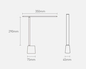 چراغ مطالعه رومیزی قابل شارژ بیسوس Baseus Smart Eye Folding Rechargeable Desk Lamp