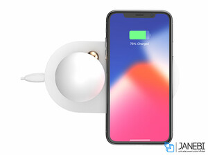 شارژر وایرلس بیسوس Baseus Mushroom Lamp Desktop Wireless Charger