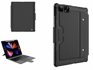 قاب کیبوردار و بامپردار آیپد پرو 12.9 اینچ نیلکین Nillkin Apple iPad Pro 12.9 2020/2021 Bumper Combo Keyboard Case