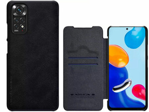 قاب کتابی گوشی شیائومی ردمی نوت 11 نیلکین Nillkin Qin Series Leather case Xiaomi Redmi Note 11 (Global, 4G)
