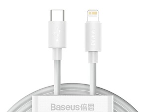 پک دوتایی کابل لایتنینگ به تایپ سی بیسوس Baseus Simple Wisdom Data Cable Kit USB-C to iP PD 20W 1.5m