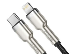 کابل لایتنینگ به تایپ سی بیسوس Baseus Cafule Metal Type-C to Lightning PD Cable 20W 1m