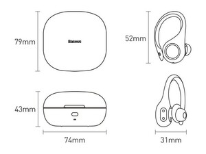 هندزفری بلوتوث بیسوس مدل BASEUS ENCOK W17 Wireless Headphones