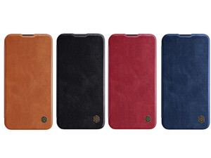 کیف آیفون ۱۴ پرومکس نیلکین Nillkin Apple iPhone 14 Pro Max Qin Pro Leather Case