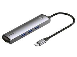 هاب 6 پورت تایپ سی بیسوس Baseus Six in one smart HUB docking station CAHUB-J0G