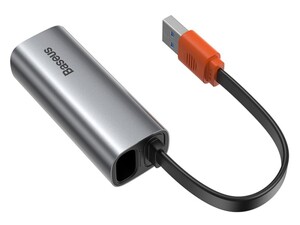 مبدل تایپ سی و یو اس بی به RJ45 بیسوس Baseus Steel Cannon Series USB A &amp; Type-C To LAN Adapter