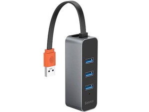 هاب آداپتور یو اس بی بیسوس Baseus Steel Cannon Series Hub Adapter