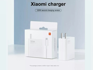 شارژر و کابل سوپر فست شارژ یو اس بی به تایپ سی 120 وات شیائومی Xiaomi Mi MDY-12-ED USB Fast Charger Adapter Type-C Cable