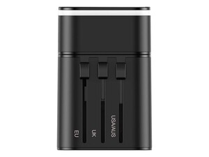 شارژر دیواری سریع چندشاخه بیسوس Baseus JY-302PD Removable 2in1 Universal Adapter