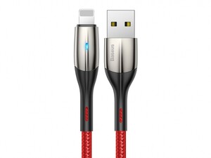 کابل شارژ و انتقال داده لایتنینگ بیسوس Baseus Horizontal Lightning Data Cable 50cm