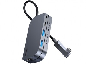 هاب آداپتور چندکاره بیسوس Baseus Bend Angle No7 Type-C Hub