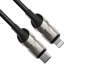 کابل شارژ و انتقال داده 1 متری تایپ سی به لایتنینگ بیسوس Baseus Fish Eye Cable 1M