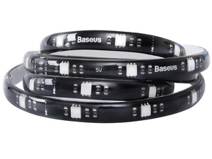چراغ ال‌ ای‌ دی ریسه‌ای چند رنگ بیسوس Baeus Cool Black USB Light Strip 1.5m