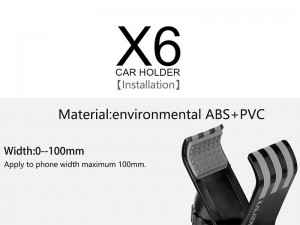 پایه نگهدارنده گوشی موبایل کالایدنگ مدل X6 Car Holder