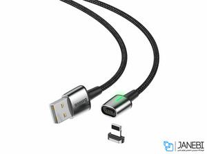 کابل آهنربایی لایتنینگ بیسوس Baseus Lightning Zinc Magnetic Cable 2m/1.5A