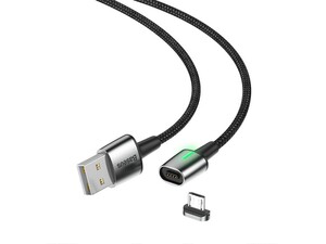 کابل آهنربایی میکرو یو اس بی بیسوس Baseus Micro USB Zinc Magnetic Cable 2m