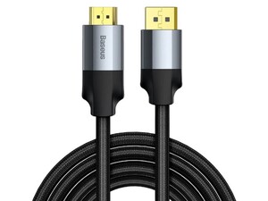 کابل مبدل دیسپلی پورت به اچ دی ام آی بیسوس Baseus Displayport to HDMI Cable 1m
