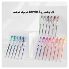 بسته 10 تایی خودکار شیائومی Xiaomi KACO TURBO Gel Pen Pena Pulpen Bolpoin K5