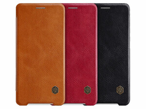 کیف چرمی نیلکین سونی Nillkin Qin leather Case Sony Xperia XZ2